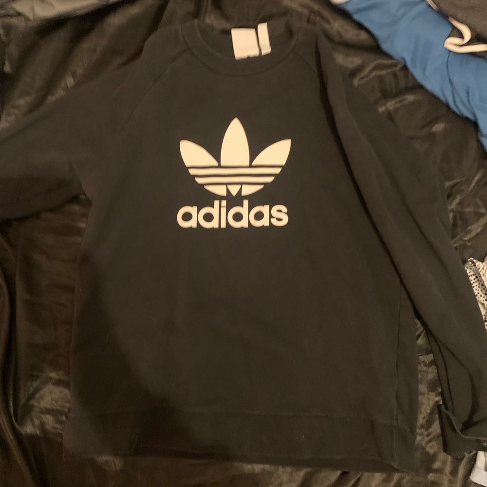 black crew neck